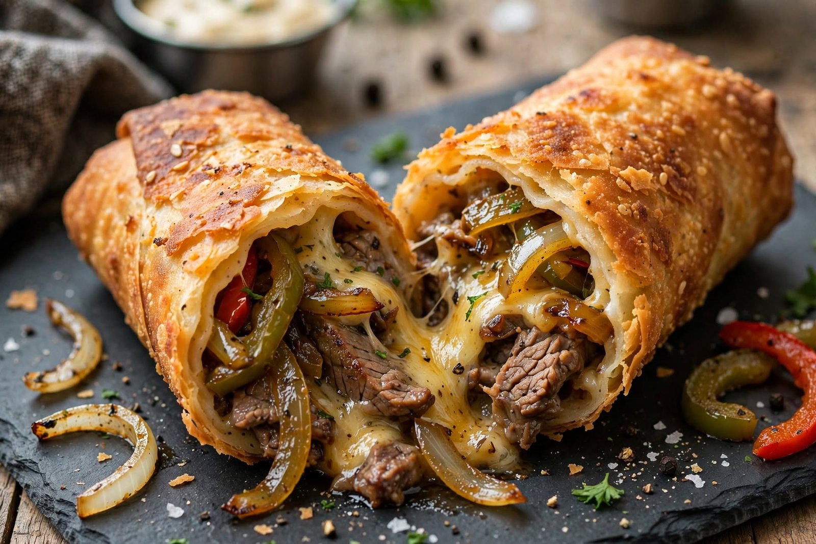 Philly Cheesesteak Roll