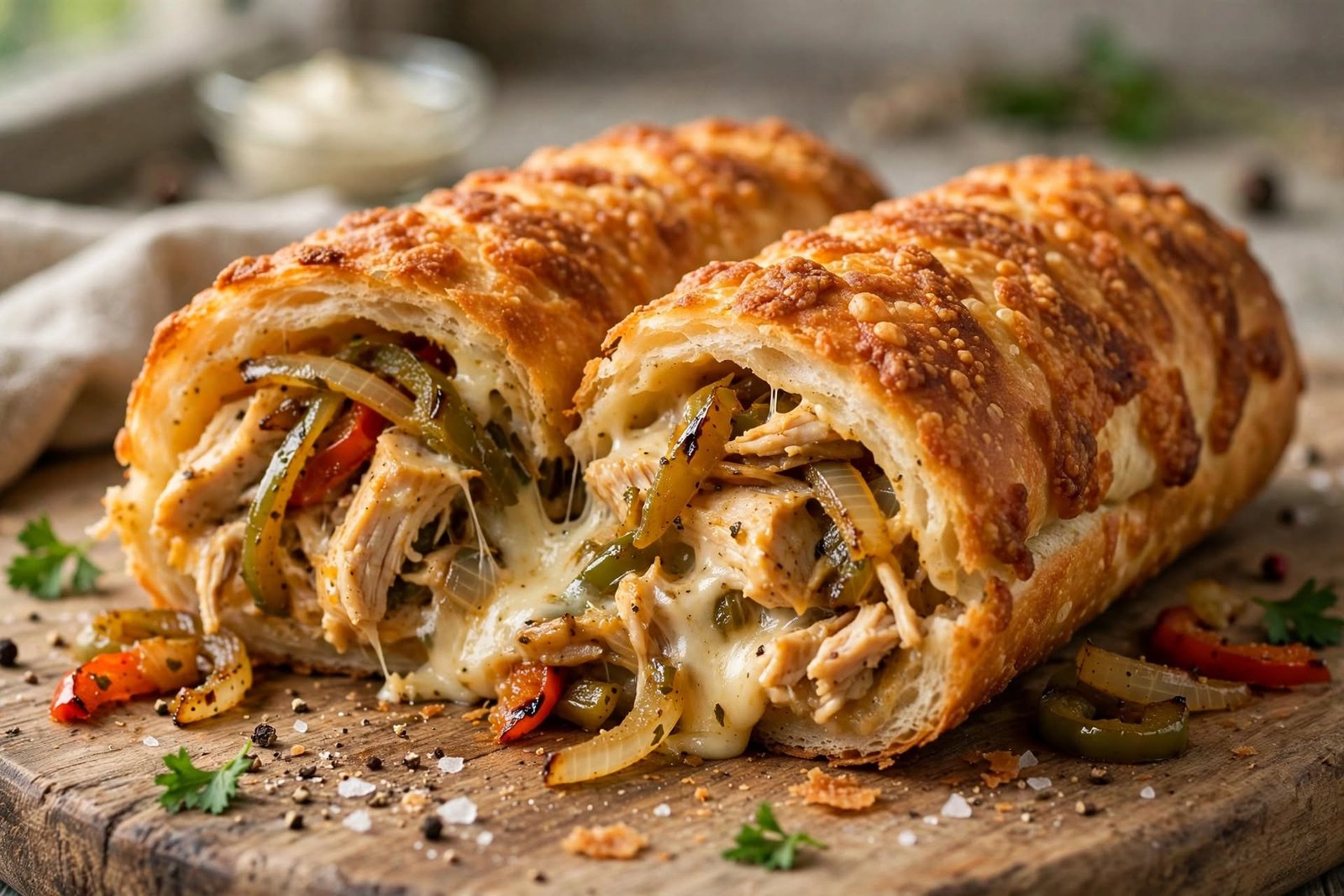 Philly Chicken Roll